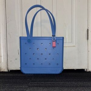 BOGG BAG Blue Tote with Perforated Design